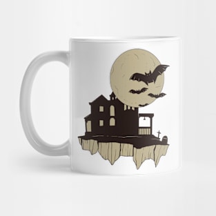 Bats City Night Halloween vampire spooky horror Mug